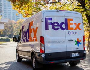 FedEx Office FedEx SameDay City van