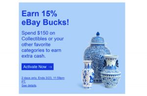 eBay Bucks promotion