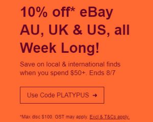 eBay Australia July Sitewide Sale