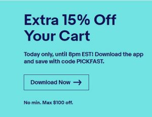 eBay Flash Sale Promotion Thanksgiving 2018