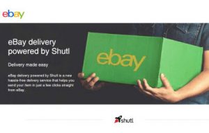 eBay delivery powered by Shutl