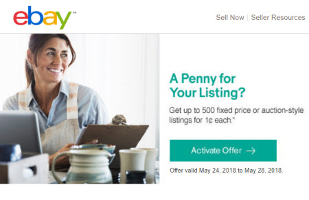 eBay Memorial Day 2018 Promotion